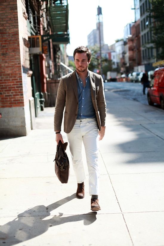 How to Wear White Jean for Men | MiKADO